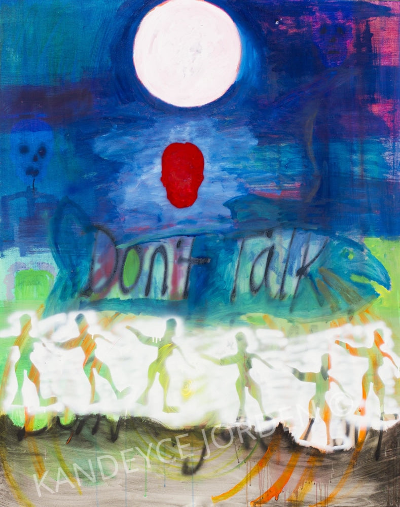 Dont Talk Original Art